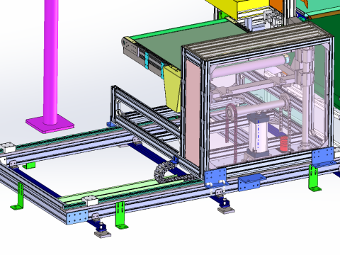 Automatic oiling machine Model 3D