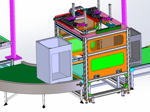 Automatic oiling machine Model 3D