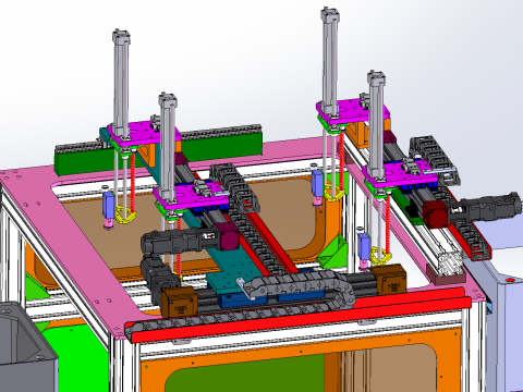 Automatic oiling machine Model 3D