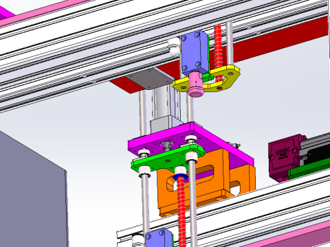 Automatic oiling machine Model 3D