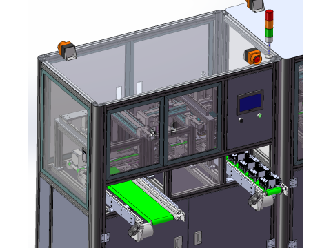 Display card test board disassembly line sw22 editable 3D Модель