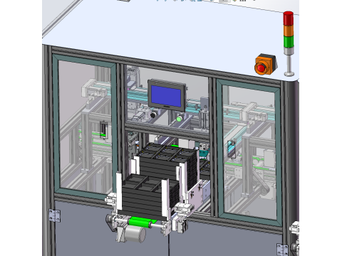 Display card test board disassembly line sw22 editable 3D Модель