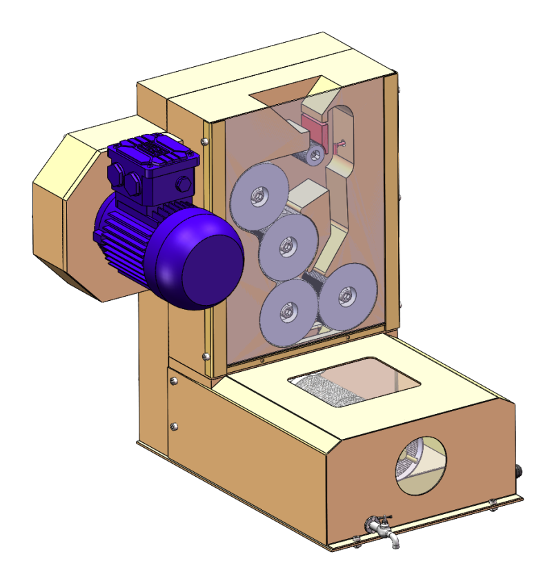 Small household multifunctional grinding machine SW22 Modelo 3D .c4d .max .obj .3ds .fbx .stl .blend