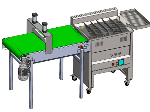M&aacute;quina autom&aacute;tica de palitos de massa frita Modelo 3D