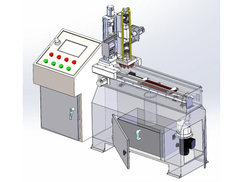 Sprzęt do obr&oacute;bki laserowej wspomagany strumieniem wody Model 3D
