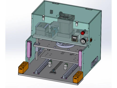 데스크탑 자동 라미네이팅 머신 3D 모델