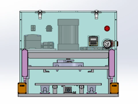 Desktop automatic laminating machine 3D Model