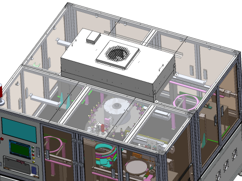 Chip AOI visual inspection machine 3D 모델