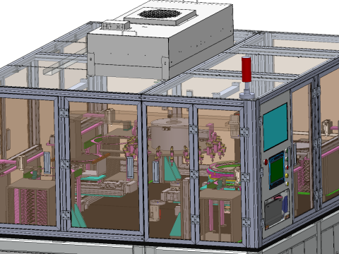 Chip AOI visual inspection machine 3D 모델