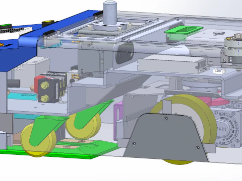 Bidirectional latent AGV 3D Model