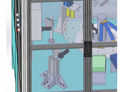 Chip electrode testing machine 3D Model