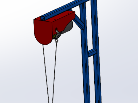 Material oil drum fixed station 3D Model