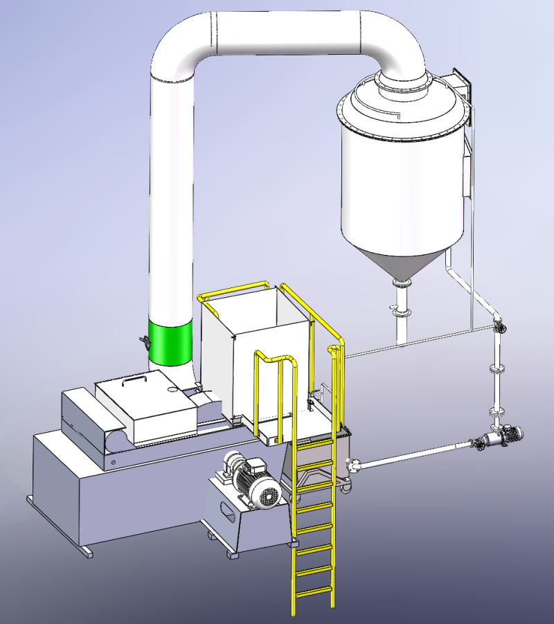 Vacuum equipment combination machine 3D Model .c4d .max .obj .3ds .fbx .stl .blend