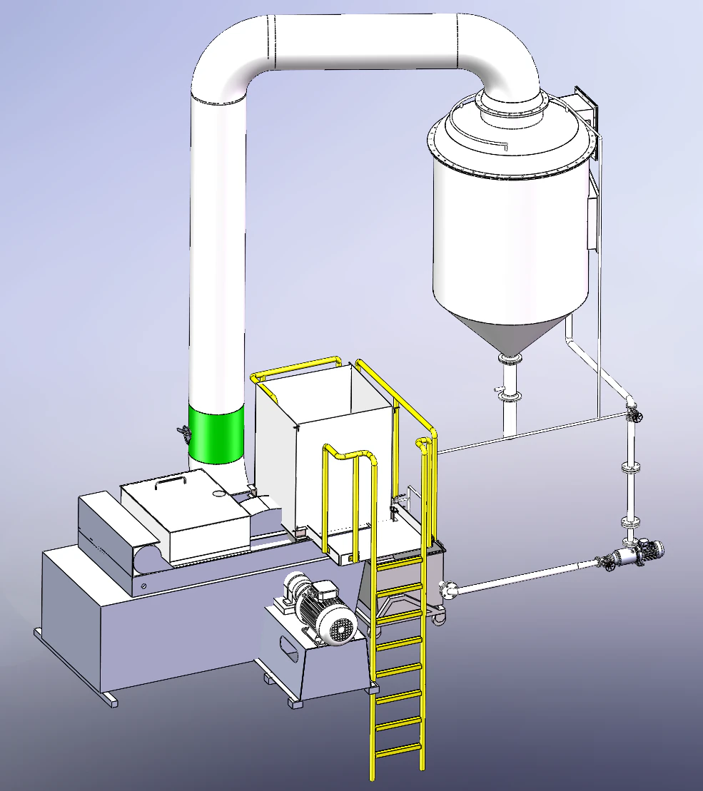 Vacuum equipment combination machine 3D Model .c4d .max .obj .3ds .fbx .stl .blend 