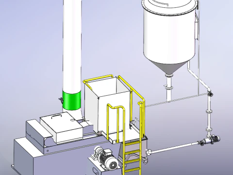 Vacuum equipment combination machine 3D Model