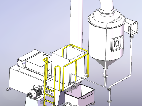 Vacuum equipment combination machine 3D Model