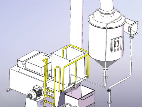 Vacuum equipment combination machine 3D Model