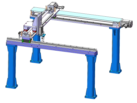 Suction cup truss line SolidWorks 3D Modelo 3D