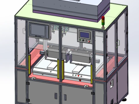 Enjeksiyonla kalıplanmış par&ccedil;a g&ouml;r&uuml;n&uuml;m&uuml; kontrol ekipmanı sw22 d&uuml;zenlenebilir 3D Model