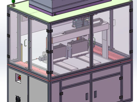 Injection molded part appearance inspection equipment sw22 editable 3D Model