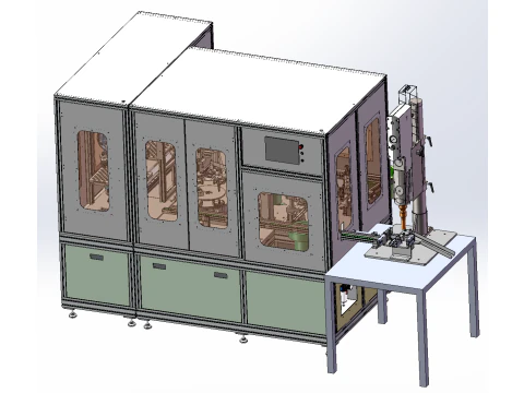 Damper slow fall mechanism assembly line sw22 editable 3D Model