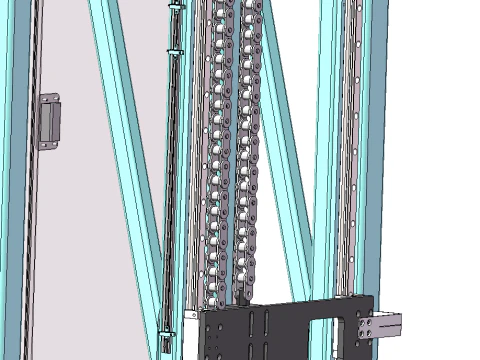 Automatic clamping flipping machine SolidWorks editable 3D Model