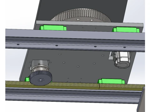 Automatic warehouse logistics elevator SW20 editable 3D Model
