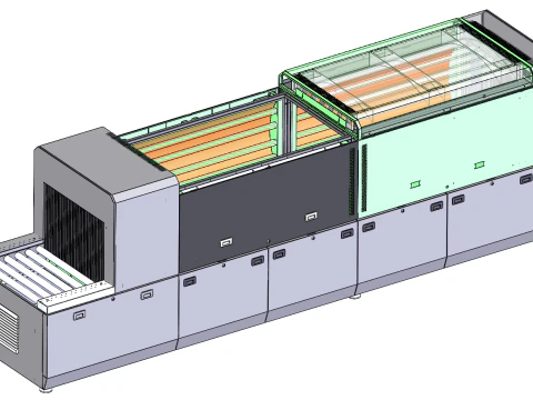 Macchina tutto in uno per la disinfezione UV SolidWorks 3D modificabile Modello 3D