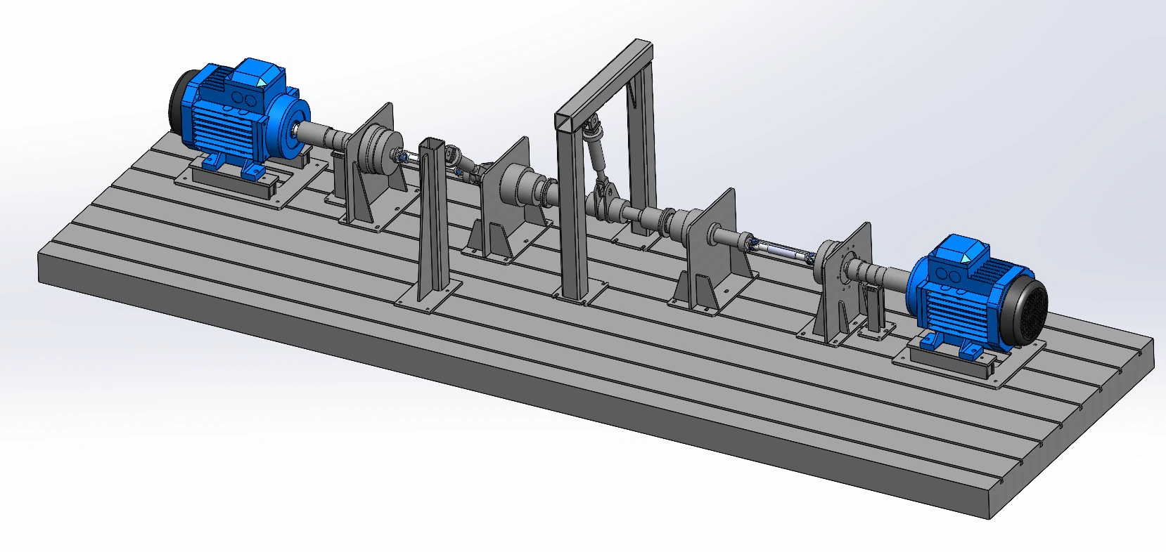 Torque testing platform test bench 3D Model .c4d .max .obj .3ds .fbx .stl .blend 