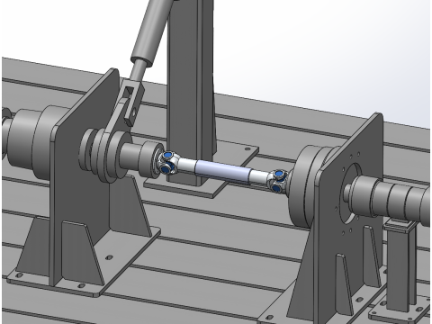 Torque testing platform test bench Model 3D