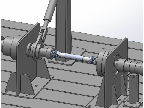 Torque testing platform test bench 3D Model