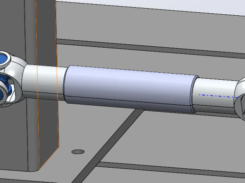 Torque testing platform test bench 3D Model