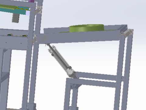 Tray shuttle conveyor line SW 3D editable 3D Model