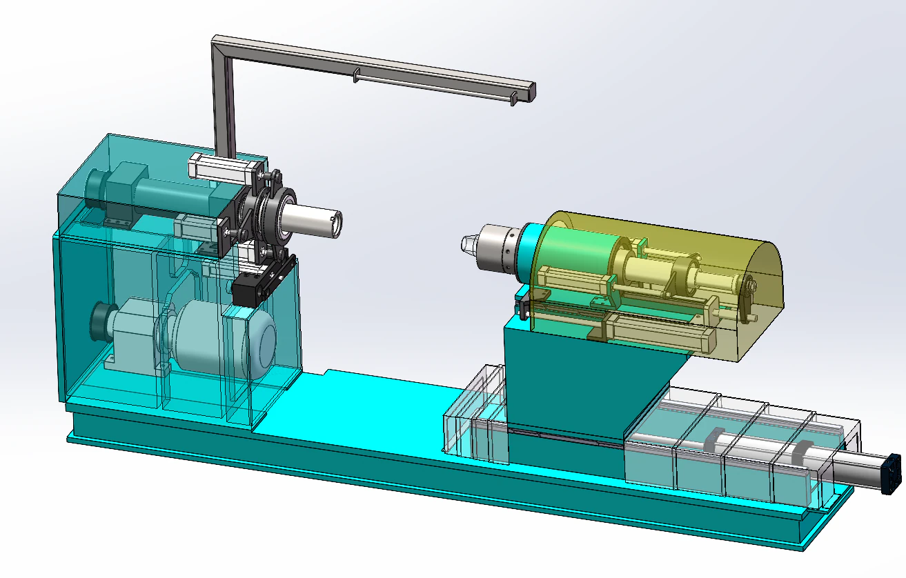 Tailstock movable machine tool SW 3D 3D Model .c4d .max .obj .3ds .fbx .stl .blend 