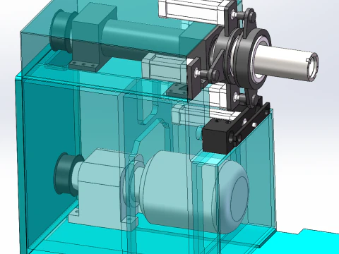 Tailstock movable machine tool SW 3D 3D Model