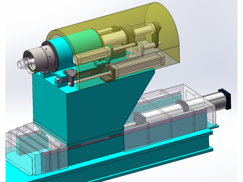 Tailstock movable machine tool SW 3D 3D Модель