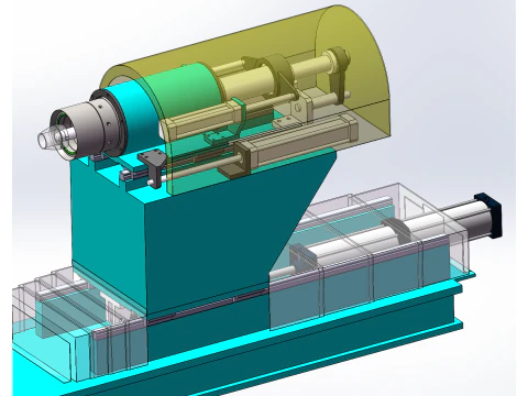 Tailstock movable machine tool SW 3D 3D Model
