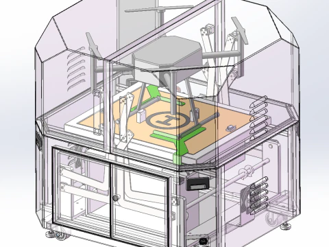 无人机自动机场 SW 3D 3D 模型