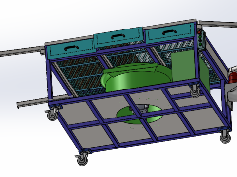 The suction and dust removal workbench SW20 is editable Modèle 3D