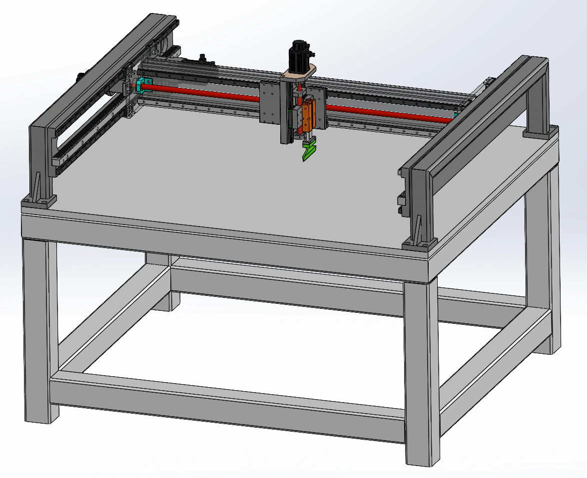 Rubber cutting machine 3D Model .c4d .max .obj .3ds .fbx .stl .blend 