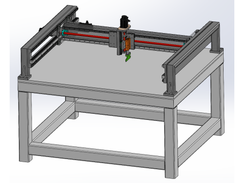 Rubber cutting machine Modelo 3D