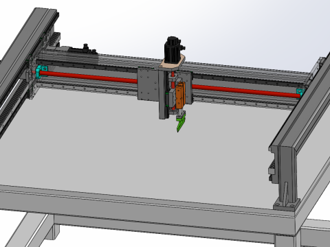 Rubber cutting machine Modèle 3D
