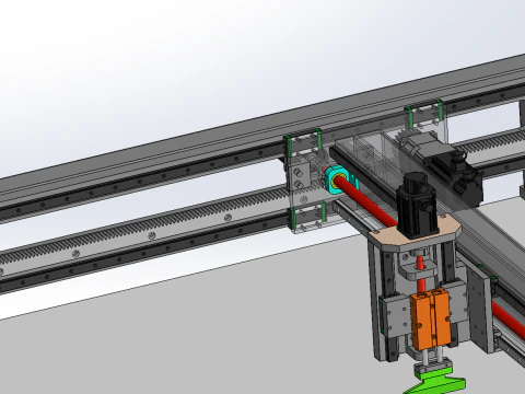 Rubber cutting machine 3D Model