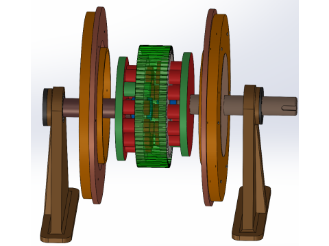 Planetary reducer SW 3D editable 3D Modell
