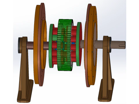 Planetary reducer SW 3D editable 3D Model