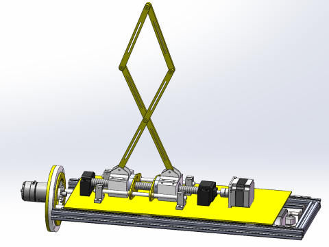 Rotating clothes rack SW 3D editable 3D Model
