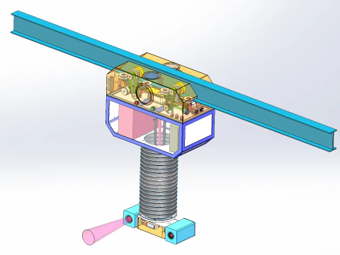 Inspection robot SW 3D editable 3D Model