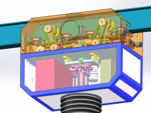 Inspection robot SW 3D editable 3D Model
