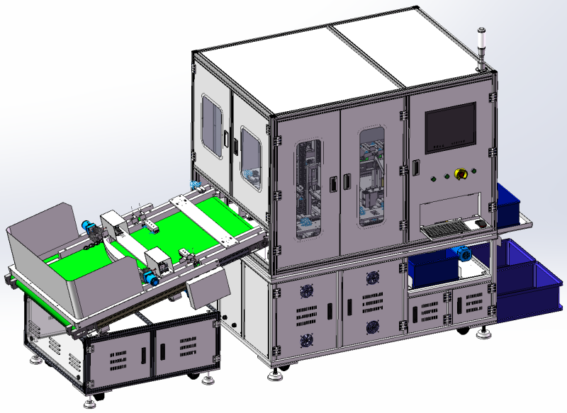 Die casting defect detection equipment sw22 editable 3D Modell .c4d .max .obj .3ds .fbx .stl .blend