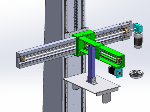 Design of cardboard palletizing machine Modèle 3D